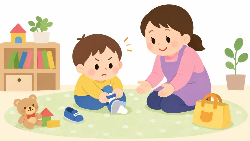 2歳児のイメージを伝えるイラスト